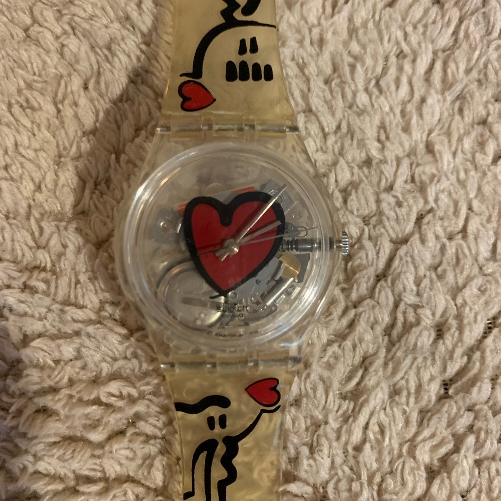 Vintage Valentines SWATCH watch.